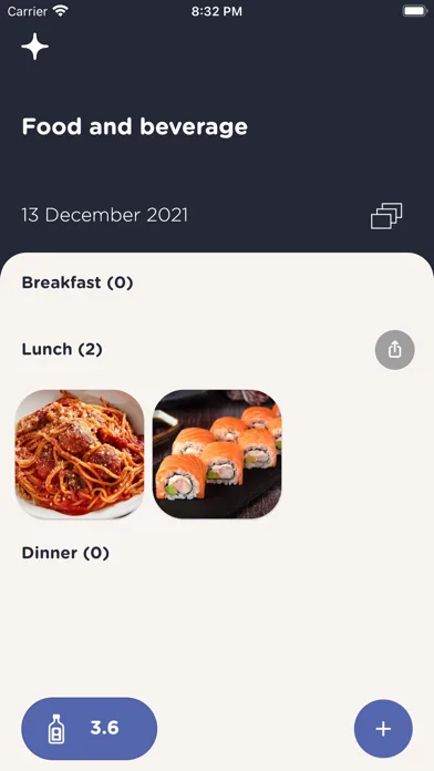 หน้าจอแอป สมดุล+ ตัวอย่างที่ 2